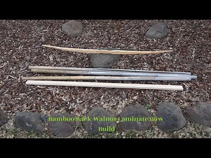 "Wander Bow Build: Bamboo Backed Walnut Beauty!"