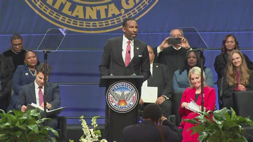 Atlanta Mayor Andre Dickens comments at swearing-in ceremony for second term