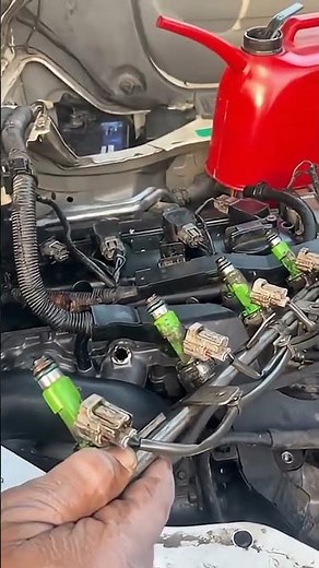 How to Check Car Fuel Injectors Like a Pro 🔧🚗 #automobile #ytshorts #youllo