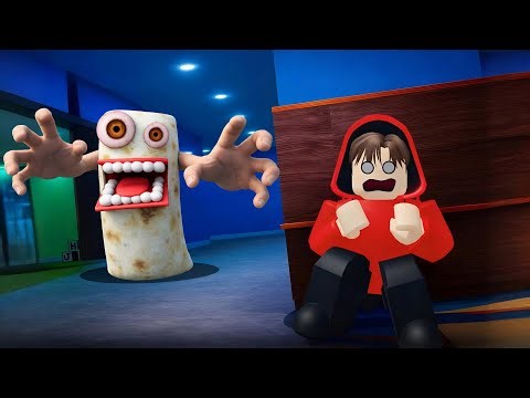Yuta, Mio, and Baby Celine Are Chased by a Shawarma Monster || ROBLOX