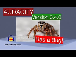 Audacity Version 3.4.0 Released - But There's a Bug!