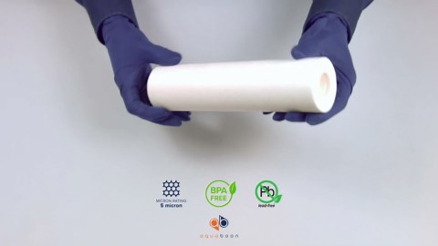 Aquaboon 5 Micron 10 x 2.5 Sediment Filter - Whole House Water Filter Replacement Compatible with Well Water Filters - P5, AP110, WHKF-GD05, 50 Pack