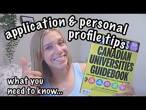 UBC APPLICATION + PERSONAL PROFILE TIPS | maddy a
