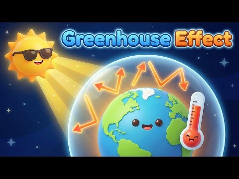What is the Greenhouse Effect? 🌍 Global Warming & Climate Change for Kids!