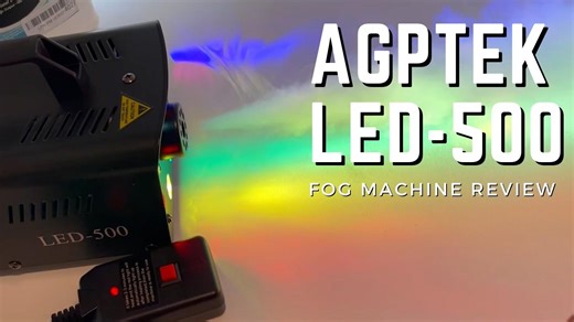 Watch AGPTEK 500W Fog Machine Review & Tutorial on Amazon Live