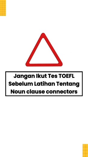 Jangan ikut Tes TOEFL sebelum belajar soal ini #toeflstructure