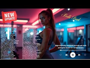 High-intensity workout soundtrack with energetic beats for cardio lovers