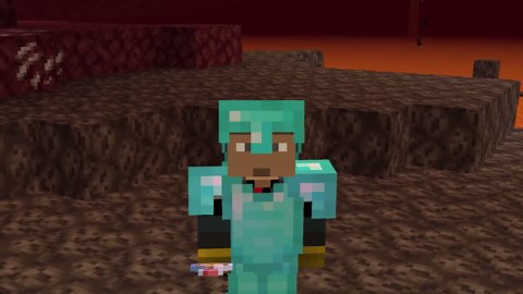 Play Minecraft as a magma cube!