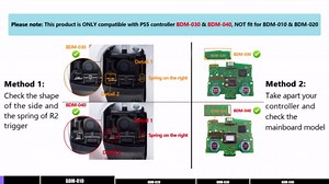 eXtremeRate Blue Rubberized Grip Programable Rise Remap Kit for PS5 Controller BDM-030 040 050 Models, Upgrade Board & Redesigned Black Back Shell & Back Buttons for PS5 Controller