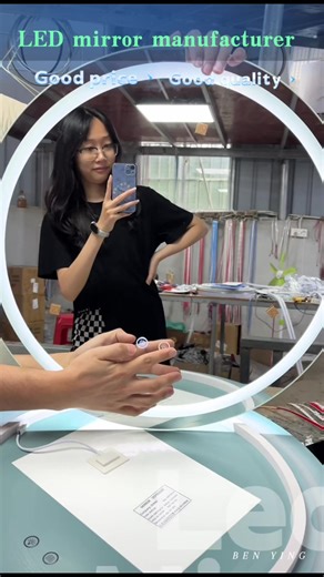 Specialize in mirror manufacturing, engage in cross-border trade, offer custom orders, and provide free samples#mirror #Furniture #ledmirror #factory