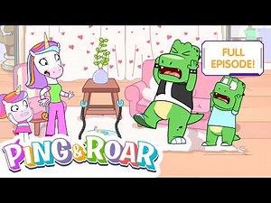 🟢 Ping & Roar: On or Off Chaos! 🔴 | Fun Dinosaur & Unicorn Cartoon for Kids 🦄🦖