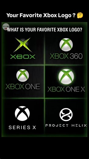 What Is Your Favorite Xbox Logo ?#xboxhelix #projecthelix #xbox #gaming #retrogaming