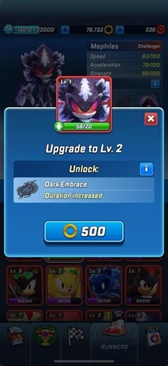 Upgrading Mephiles To Level 2 #mephiles #shorts