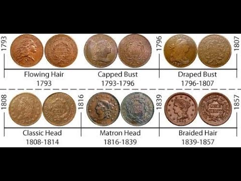 United States Large Cents 1793-1857 - Dansco Album 7099