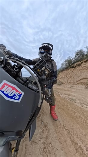 John Mireles on Instagram: "What happened? One minute, I’m riding a mountain truck trail, the next I’m fighting to keep the bike on two wheels. I think my front wheel caught a rut and next thing the bike is in the dirt. Doh! #motorcycle #adventurebike #dualsport #dirtbike #husqvarna #trailriding #crash"