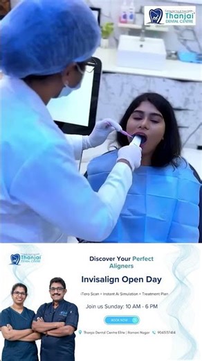 Invisalign Open Day at Thanjai Dental Centre | iTero Scan + AI Smile Simulation