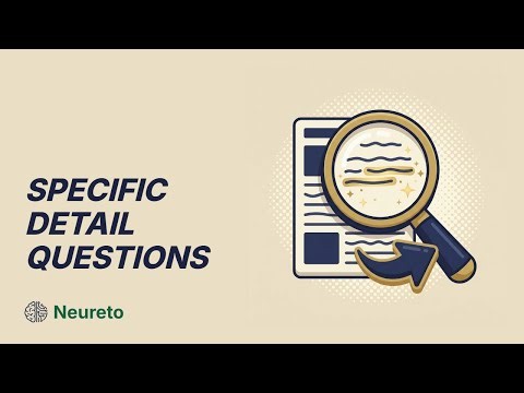 GRE Verbal: Specific Detail Questions Explained