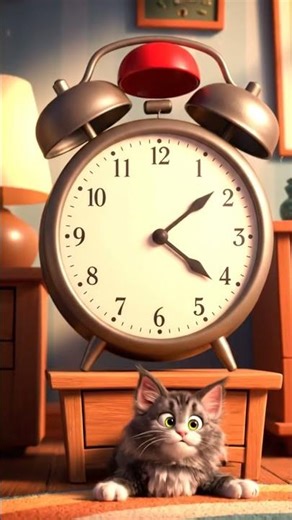 This Tiny Cat Fought an Alarm Clock… and LOST 😱🐱