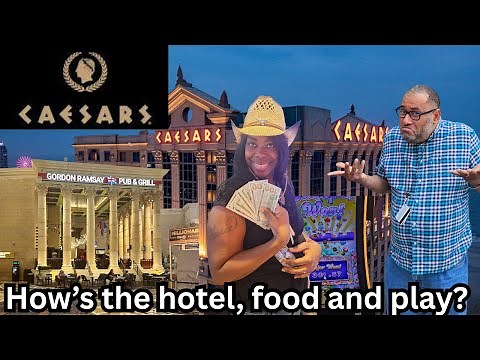 Caesars Atlantic City Tour | Room, Boardwalk, Food & Casino Fun!