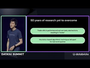 Data + AI Summit Keynote, Wednesday Part 5 - Eliminating Performance Tradeoffs