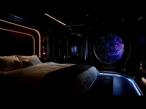 Spaceship Workstation Ambience 🪐 Deep Cosmic Noise for Studying, Reading & Insomnia