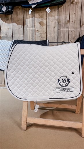 From file to thread ✔️ Cookie saddle pads embroidered for @maarten_driessen_sporthorses . Yours next? 🤩 #greenfieldselection #galloptotriumph #embroidery #equestrian #showjumping #dressage | Greenfield Selection