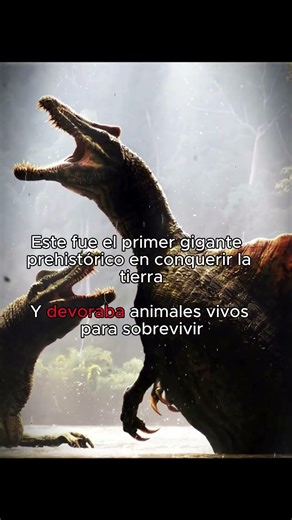 Es imposible que conozcas al primer gigante.... #prehistoria #terror #dinosaurios