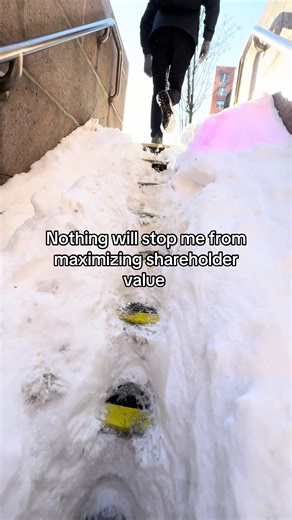 Pov my commute to work today | maximizing shareholder value