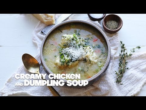 Creamy Chicken and Dumpling Soup Recipe
