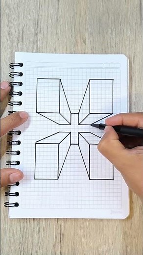 Como Hacer un Dibujo en 3D - Dibujos 3D 🔥 #art Parte 1