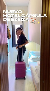 NUEVO ✨HOTEL CÁPSULA DE ✈️ EZEIZA ¿se te demoró el vuelo? ¿ténes muchas horas de espera? hay una NUEVA, DIFERENTE y MODERNA opción de ALOJAMIENTO si tenés escala en el ✈️ Aeropuerto de Ezeiza, Buenos Aires 🛎️ mini habitaciones, estadía por horas y abierto las 24 horas, los 7 días de la semana ⏰ bienvenidos a ✨MY POD BOUTIQUE CAPSULE✨ ❗️está ubicado en la intersección de la Terminal de Arribos Internacionales y la Terminal de Vuelos Domésticos. 🛌 22 CÁPSULAS en total ⚠️ podés contratar por 3 / 