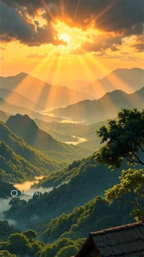 Relaxing Hill Top Rain & Wind 🌧️🍃 | Nostalgic Cinematic Loop (4K HDR)