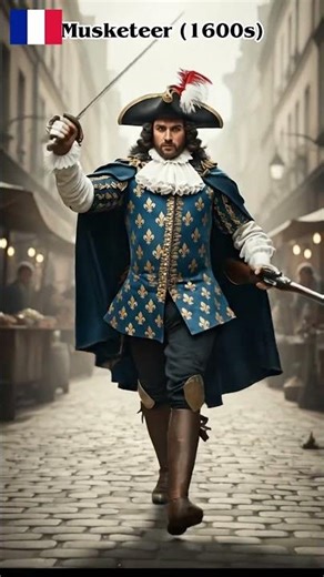 SHOCKING Evolution: France Military Uniforms Through History! 🛡️ #shorts