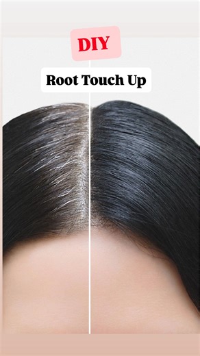 Trying out the DIY Instant Root Touch Up so you don’t have to!!! This homemade hair colour claims to cover gray hair strands instantly especially when you do not have the time to visit a salon . #hair #haircolor #haircolorist #diyhaircolor #hairdye #roottouchup #grayhair #grayhairdontcare #greyhair #naturalhaircolour #haircare | Salon Guru India