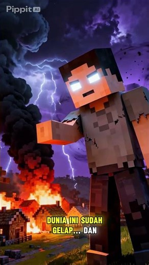 AKHIRNYA DUNIA SELAMAT "Satu Pedang, Satu Dunia" #minecraft #shorts #animation