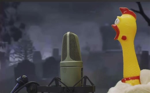 Spooky Scary Rubber Chicken $SRC #SRC #spooky #fyp #singing #chicken