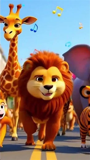 10 Animals on Parade 🐾 | Can You Count Them? | Kids Counting Song