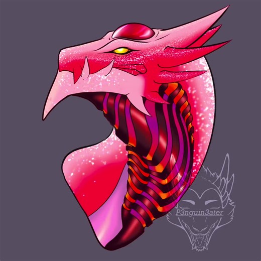 Vibrant Dragon Art by OmniChroma - Commissions Open