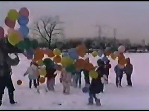 Hynes Balloon Launch - 100 days of Kindergarten 1989