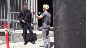 Cop gets pranked by magician in daring public stunt
