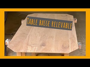 Comment faire une table basse à plateau relevable, épisode 1