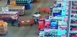 man throws shopping cart at woman over a small verbal disagreement, this video is old this woman is okay and he was rightfully charged  #fight #fighting #homedepot #foryou #cops - NewsBreak