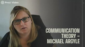 Communication theory - Michael argyle