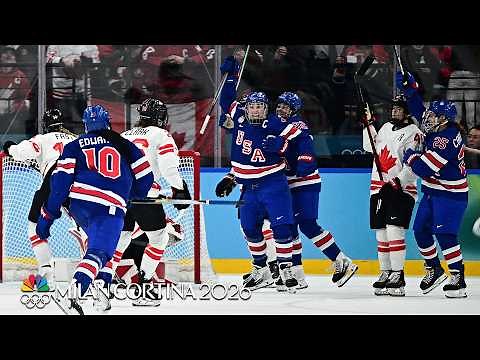 Hilary Knight's HISTORIC goal forces OT for Team USA vs. Canada | Winter Olympics 2026 | NBC Sports