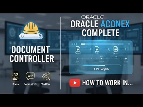 Document Controller How to work in Oracle aconex complete .#aconex t don't forget like and comment.
