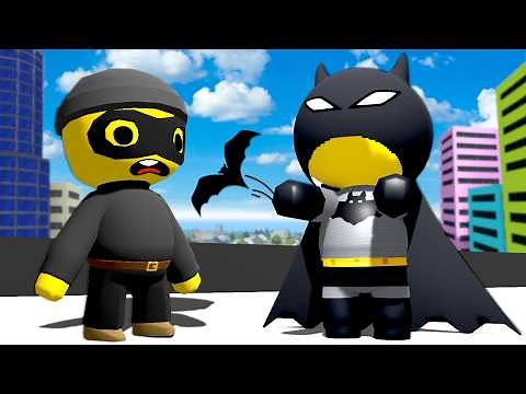 I became Ragdoll BATMAN in Wobbly Life!