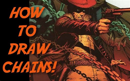 【漫画大神教你画】DC大神David Finch，怎样画锁链
