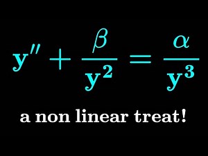 A wonderful non linear differential equation