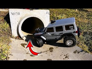Ich baue eine FPV KAMERA an mein RC AUTO und fahre in einen sehr engen GEHEIM TUNNEL!
