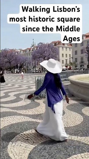 Walking Lisbon's most historic square since the Middle Ages